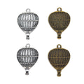 Zinc Alloy Hot Air Balloon Charm Pendant for DIY Necklace Bracelet Jewelry Making view 4