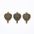Zinc Alloy Hot Air Balloon Charm Pendant for DIY Necklace Bracelet Jewelry Making view 3