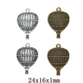 Zinc Alloy Hot Air Balloon Charm Pendant for DIY Necklace Bracelet Jewelry Making view 1