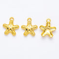 Zinc Alloy Starfish Charm Pendant for DIY Necklace Bracelet Jewelry Making view 4
