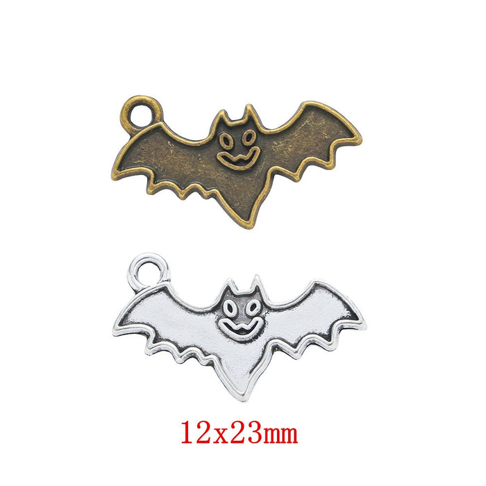 Zinc Alloy Bat Charm Pendant for DIY Necklace Bracelet Jewelry Making