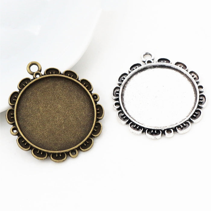 25mm 5g Zinc Alloy Charm Pendant No.346466 for DIY Necklace Bracelet Jewelry Making