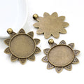 25mm 7g Zinc Alloy Charm Pendant No.046662 for DIY Necklace Bracelet Jewelry Making view 2