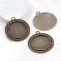 25mm 7g Zinc Alloy Charm Pendant No.046789 for DIY Necklace Bracelet Jewelry Making view 3