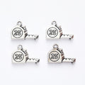 Zinc Alloy Tape Measure Charm Pendant for DIY Necklace Bracelet Jewelry Making view 3