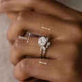 Versatile Marquise Zircon Couple Ring For Women With Personalized Leaf Design Jewelry view 4
