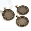 25mm 7g Zinc Alloy Charm Pendant No.565327 for DIY Necklace Bracelet Jewelry Making view 4