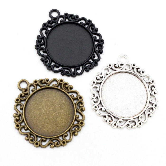 25mm 7g Zinc Alloy Charm Pendant No.009294 for DIY Necklace Bracelet Jewelry Making