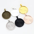 25mm 4g Zinc Alloy Charm Pendant for DIY Necklace Bracelet Jewelry Making view 5