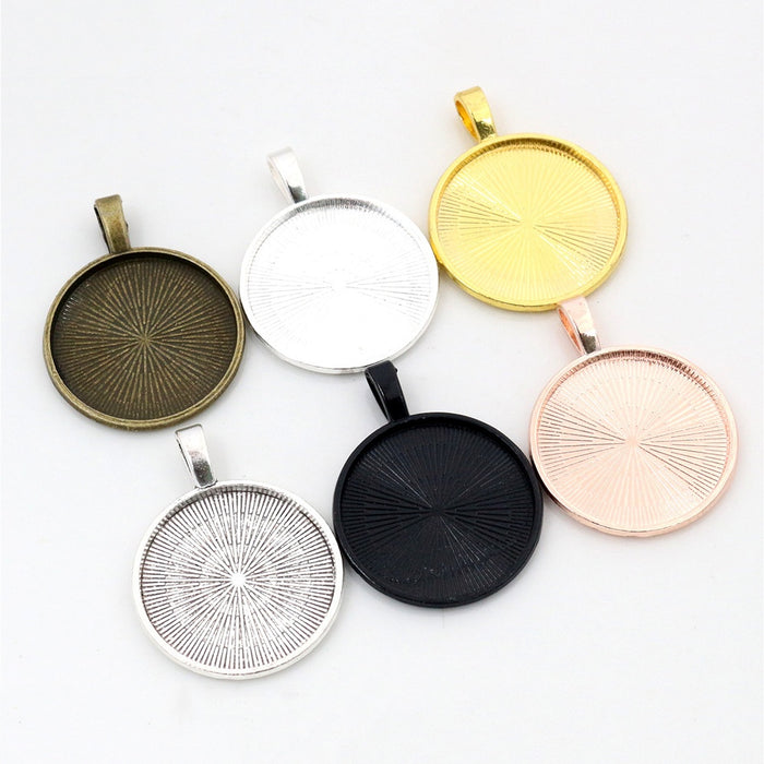 25mm 4g Zinc Alloy Charm Pendant for DIY Necklace Bracelet Jewelry Making