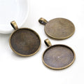 25mm 4g Zinc Alloy Charm Pendant for DIY Necklace Bracelet Jewelry Making view 3