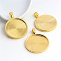 25mm 4g Zinc Alloy Charm Pendant for DIY Necklace Bracelet Jewelry Making view 4