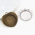 25mm 6g Zinc Alloy Charm Pendant No.645180 for DIY Necklace Bracelet Jewelry Making view 1