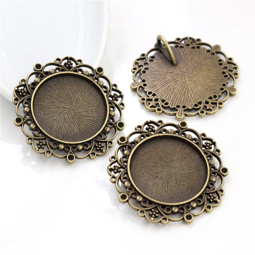 25mm 8g Zinc Alloy Charm Pendant No.736642 for DIY Necklace Bracelet Jewelry Making