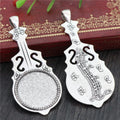 25mm 10g Zinc Alloy Charm Pendant for DIY Necklace Bracelet Jewelry Making view 3