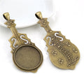25mm 10g Zinc Alloy Charm Pendant for DIY Necklace Bracelet Jewelry Making view 4