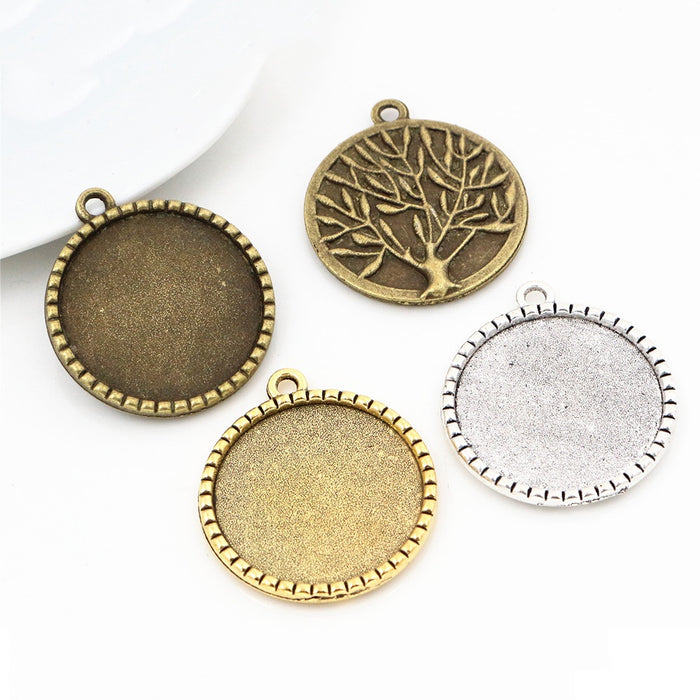 25mm 6g Zinc Alloy Charm Pendant No.840417 for DIY Necklace Bracelet Jewelry Making