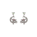 Elegant Opal Moonstone Fairy Star Moon Rhinestone Alloy Irregular Stud Drop Earrings view 5