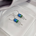 Elegant Opal Moonstone Fairy Star Moon Rhinestone Alloy Irregular Stud Drop Earrings view 2