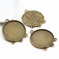 30mm 8g Zinc Alloy Charm Pendant No.650290 for DIY Necklace Bracelet Jewelry Making view 2