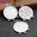30mm 8g Zinc Alloy Charm Pendant No.650290 for DIY Necklace Bracelet Jewelry Making view 3