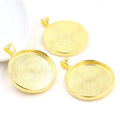 30mm 10g Gold Zinc Alloy Charm Pendant for DIY Necklace Bracelet Jewelry Making view 4