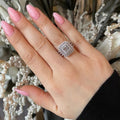 Rock Candy Imitation Diamond Ring For Women Niche Light Luxury Sweet Fashion Jewelry view 3