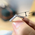 Korean Japanese Niche V Shape Thin Band Ring, Delicate Couple Gift Midi Ring For Women view 4
