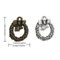 Zinc Alloy Bow Charm Pendant No.772910 for DIY Necklace Bracelet Jewelry Making view 1