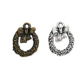 Zinc Alloy Bow Charm Pendant No.772910 for DIY Necklace Bracelet Jewelry Making view 4