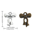 Zinc Alloy Bow Charm Pendant No.388468 for DIY Necklace Bracelet Jewelry Making view 1