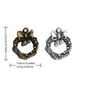 Zinc Alloy Bow Charm Pendant No.884278 for DIY Necklace Bracelet Jewelry Making view 1