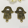 40x27mm Alloy Hand Pendant Charm