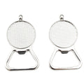 25mm 18g Gold Zinc Alloy Charm Pendant for DIY Necklace Bracelet Jewelry Making view 5