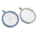 30mm 10g White Zinc Alloy Charm Pendant for DIY Necklace Bracelet Jewelry Making view 5