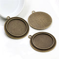 30mm 9g Zinc Alloy Charm Pendant No.725051 for DIY Necklace Bracelet Jewelry Making view 3