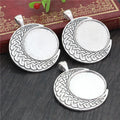25mm 7g Gold Zinc Alloy Charm Pendant for DIY Necklace Bracelet Jewelry Making view 2