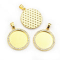 20mm 4g 8g Gold Zinc Alloy Charm Pendant for DIY Necklace Bracelet Jewelry Making view 4
