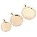 20mm 4g 8g Gold Zinc Alloy Charm Pendant for DIY Necklace Bracelet Jewelry Making view 3