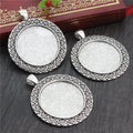 30mm 12g Zinc Alloy Charm Pendant for DIY Necklace Bracelet Jewelry Making view 2