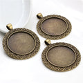 30mm 12g Zinc Alloy Charm Pendant for DIY Necklace Bracelet Jewelry Making view 3