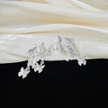Elegant Luxury Alloy Butterfly Cluster Tassel Drop Stud Earrings For Women Fashion Statement Earrings view 4