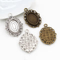 13x18mm 4g Zinc Alloy Charm Pendant for DIY Necklace Bracelet Jewelry Making view 5