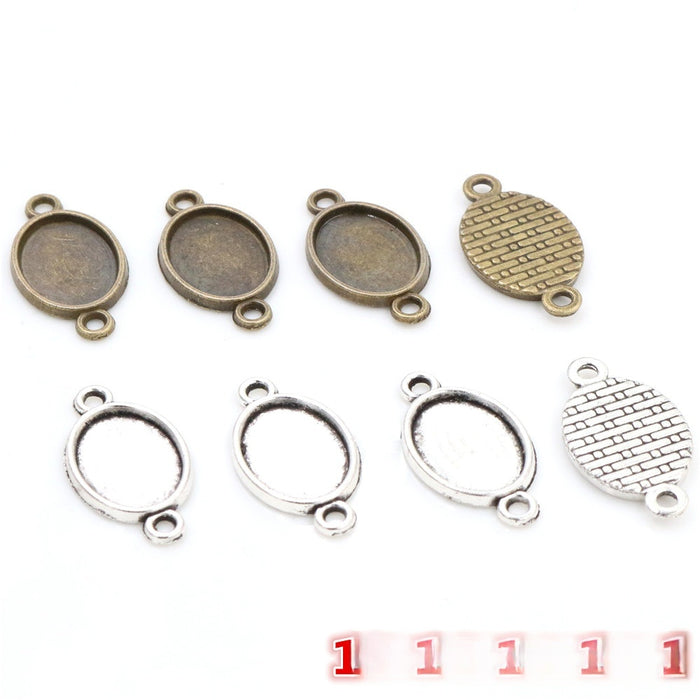 10x14mm 1.3g Gold Zinc Alloy Charm Pendant for DIY Necklace Bracelet Jewelry Making