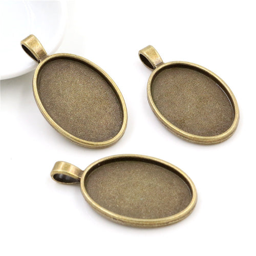 20x30mm 6g Gold Zinc Alloy Charm Pendant for DIY Necklace Bracelet Jewelry Making
