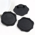 Alloy 30mm Inner Diameter Time Gemstone Brooch Pendant Base Tray DIY Jewelry Findings view 2