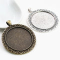 35mm 13g Zinc Alloy Charm Pendant for DIY Necklace Bracelet Jewelry Making view 1