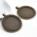 35mm 13g Zinc Alloy Charm Pendant for DIY Necklace Bracelet Jewelry Making view 3