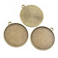 35mm 6g Zinc Alloy Charm Pendant for DIY Necklace Bracelet Jewelry Making view 3