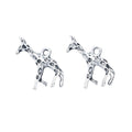 Zinc Alloy Giraffe Charm Pendant for DIY Necklace Bracelet Jewelry Making view 3